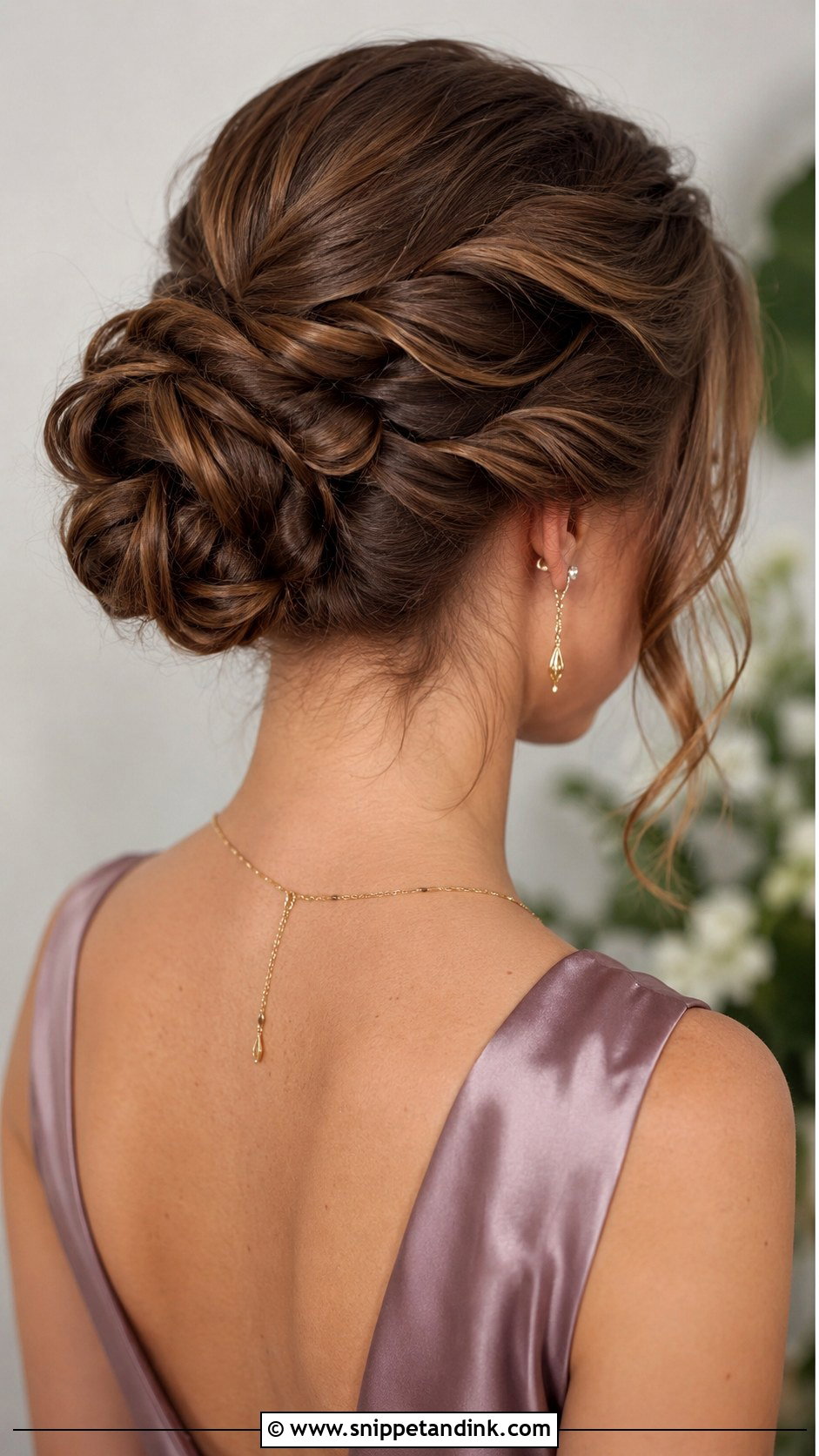 Twisted Bun for Wedding Guest - Snippet and Ink - 30 Hairdos for Wedding Guest