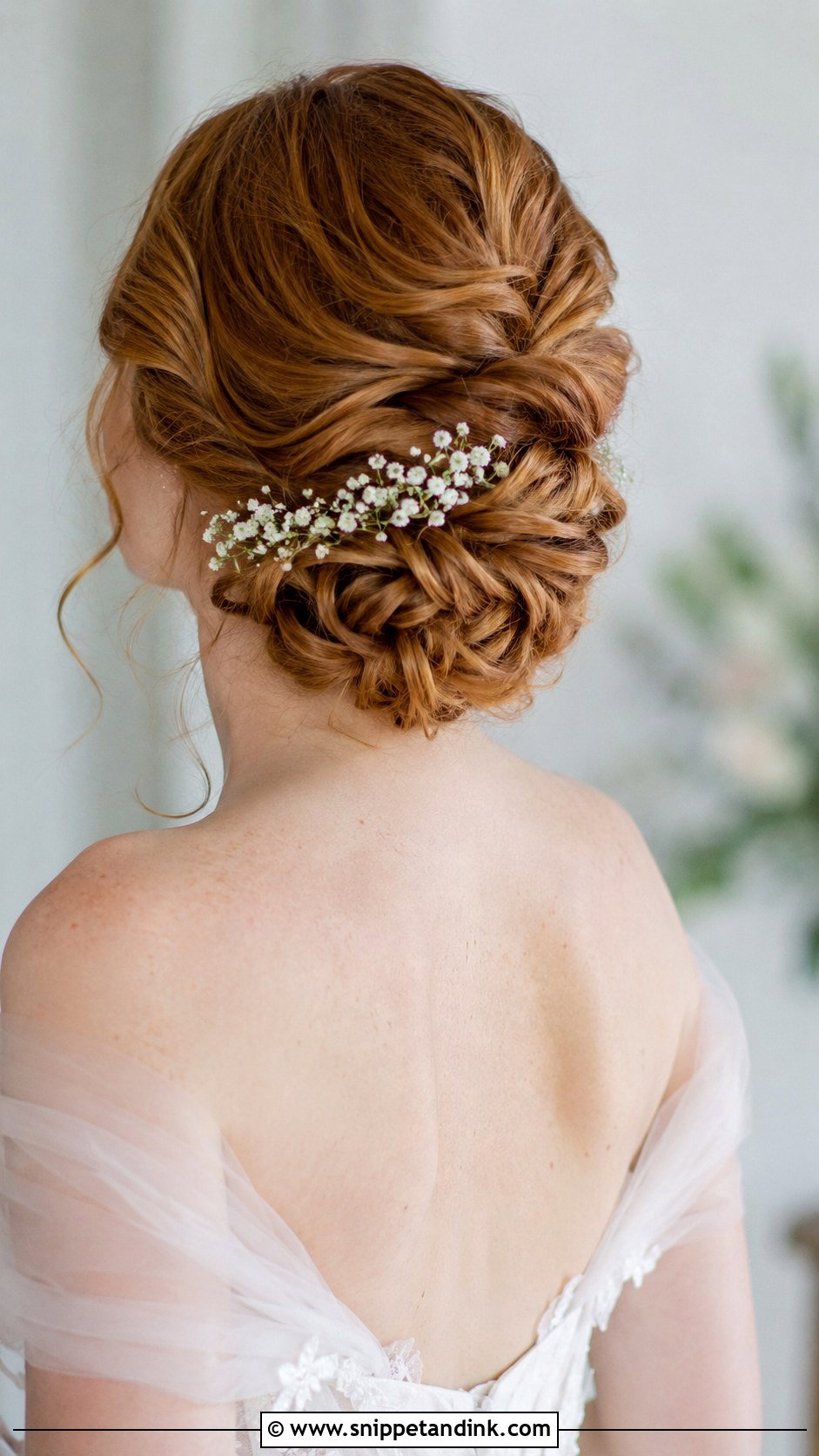 Twisted Bun for Wedding - Snippet and Ink - 20 Bridal Bun Hairstyle Ideas