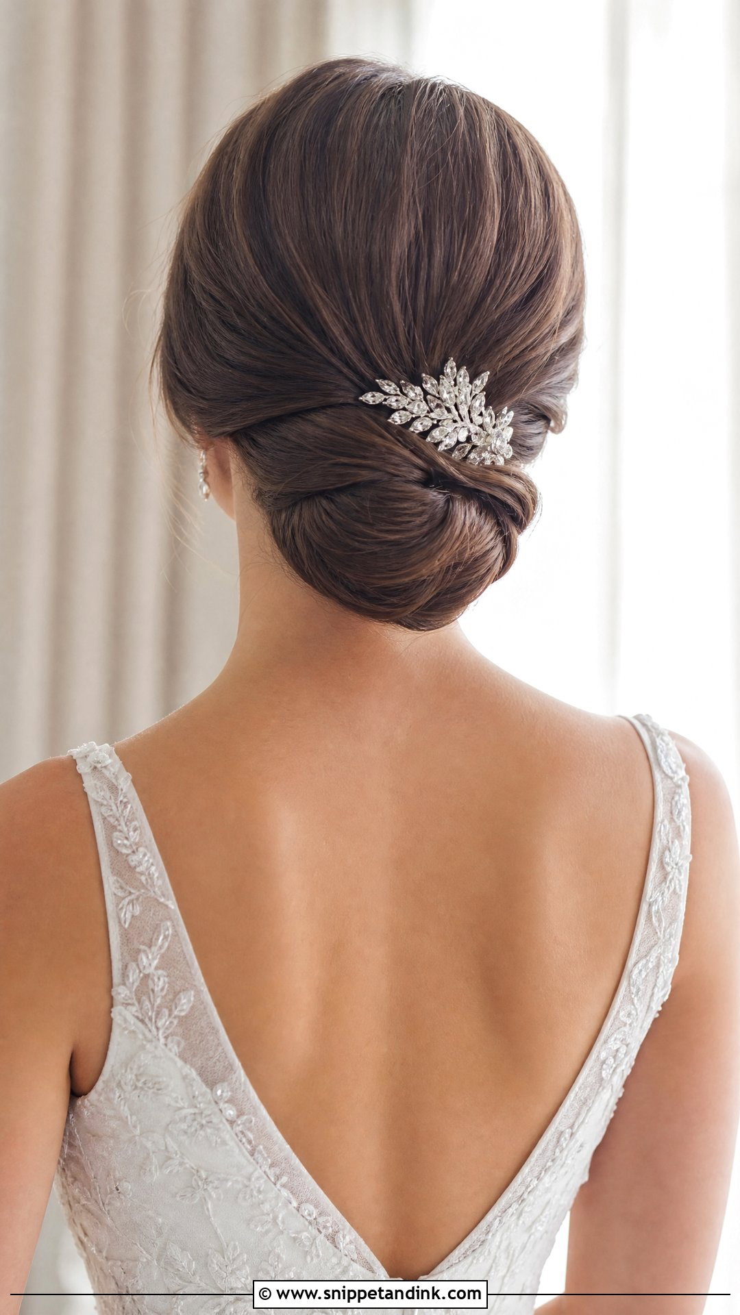 Twisted Chignon - Snippet and Ink - 20 Easy Bridal Updo Ideas