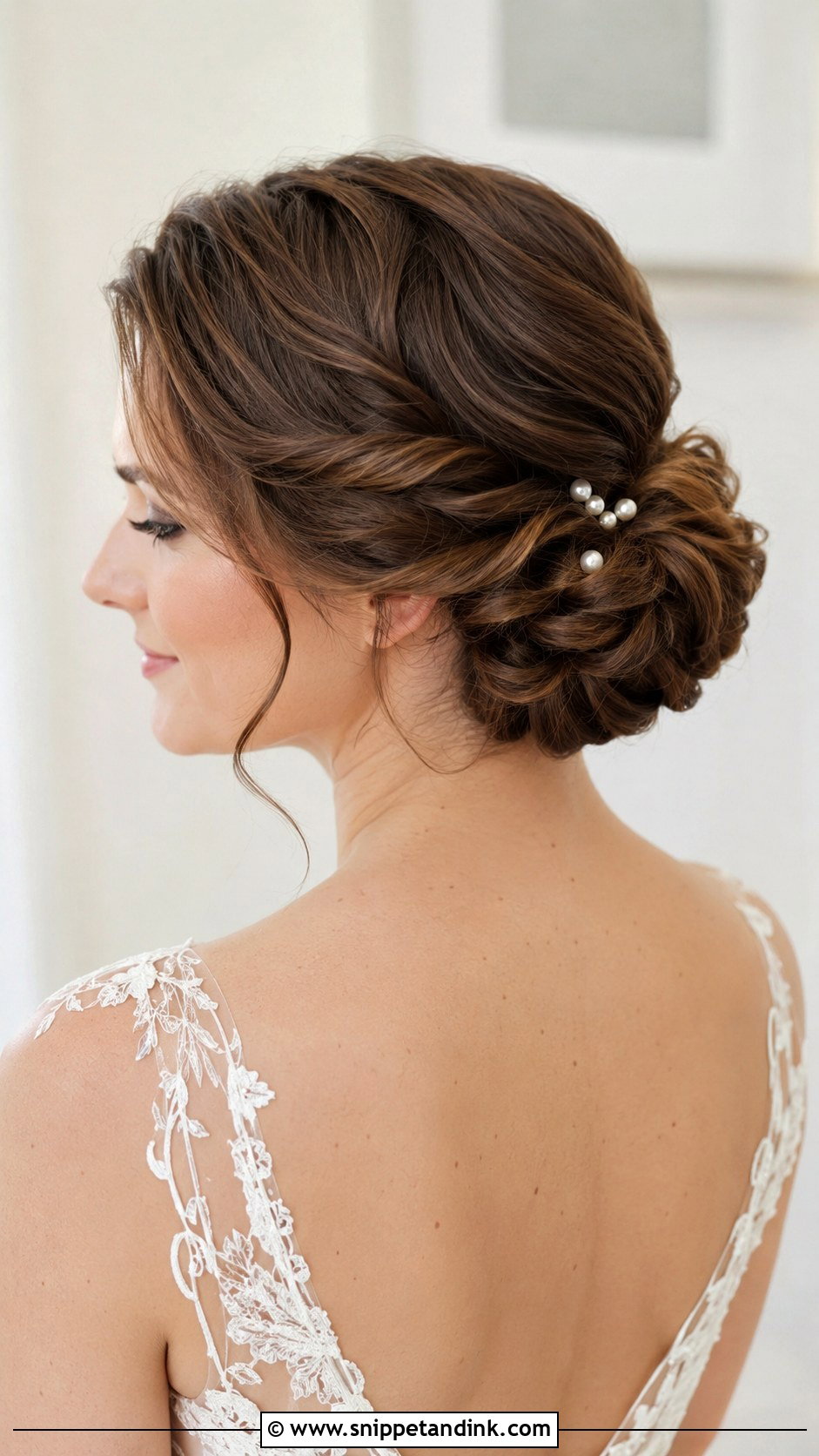 Twisted Chignon - Snippet and Ink - 25 Bride Hair Updo Ideas