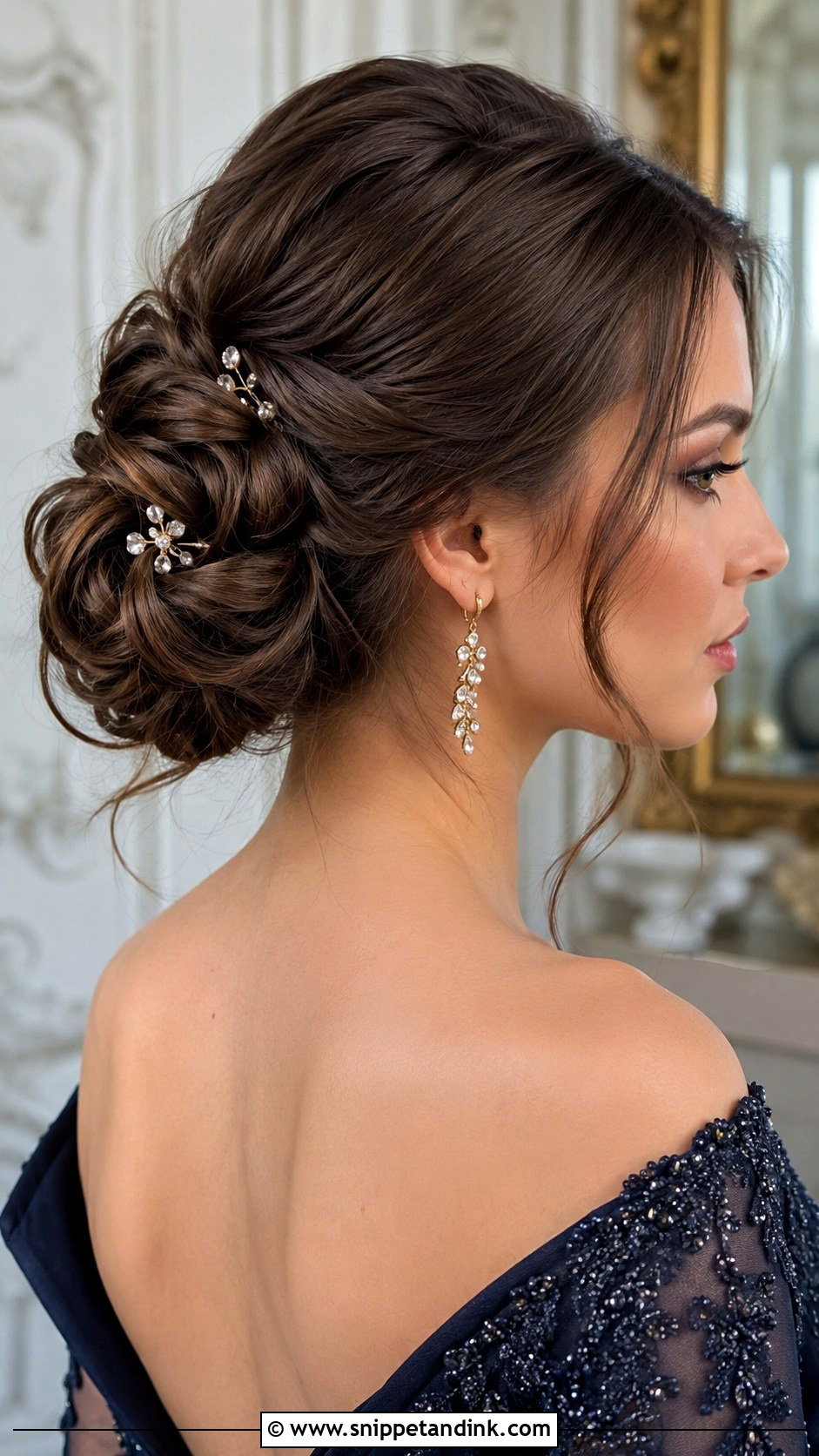 Twisted Chignon - Snippet and Ink - 25 Hairstyle for Wedding Function Ideas