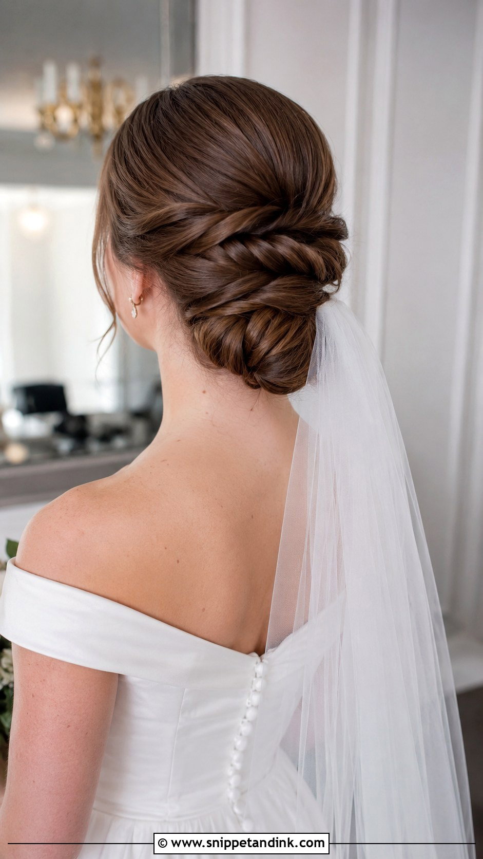 Twisted Chignon - Snippet and Ink - 25 Wedding Hair Up Do Ideas