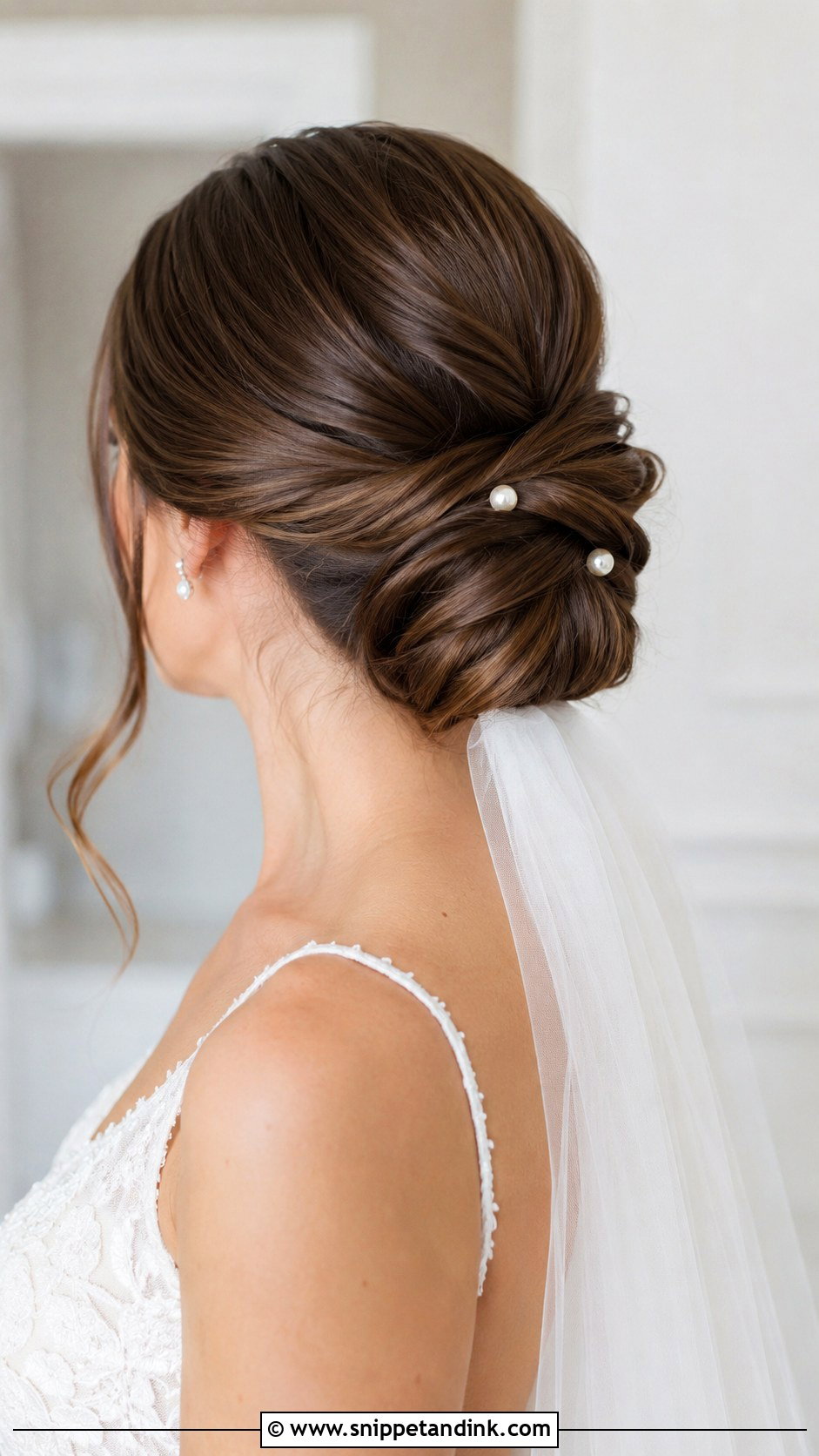 Twisted Chignon - Snippet and Ink - 30 Wedding Updo Hairstyles