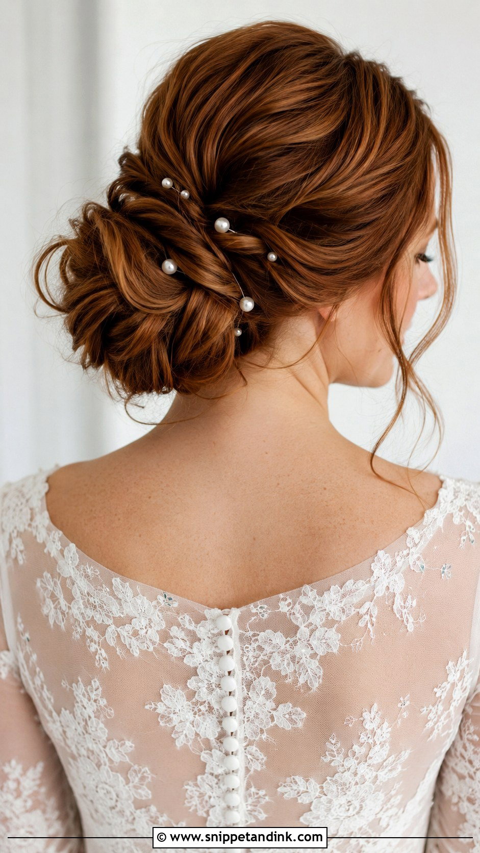 Twisted Chignon Bridal Hair - Snippet and Ink - 20 Bridal Hair Inspo 2025 Ideas