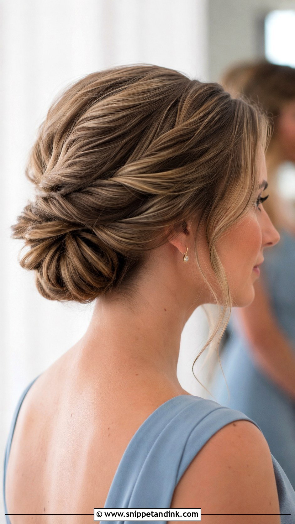 Twisted Chignon Bridesmaid Updo - Snippet and Ink - 20 Easy Bridesmaid Hair Updo Ideas