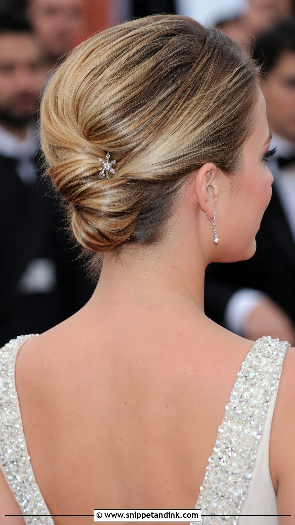 Twisted Chignon For Short Hair - Snippet and Ink - 30 Short Hair Wedding Guest Styles