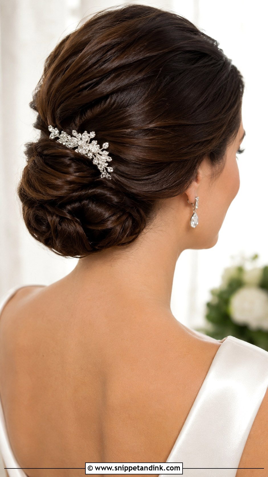 Twisted Chignon For Short Hair - Snippet and Ink - 30 Short Wedding Hairstyles