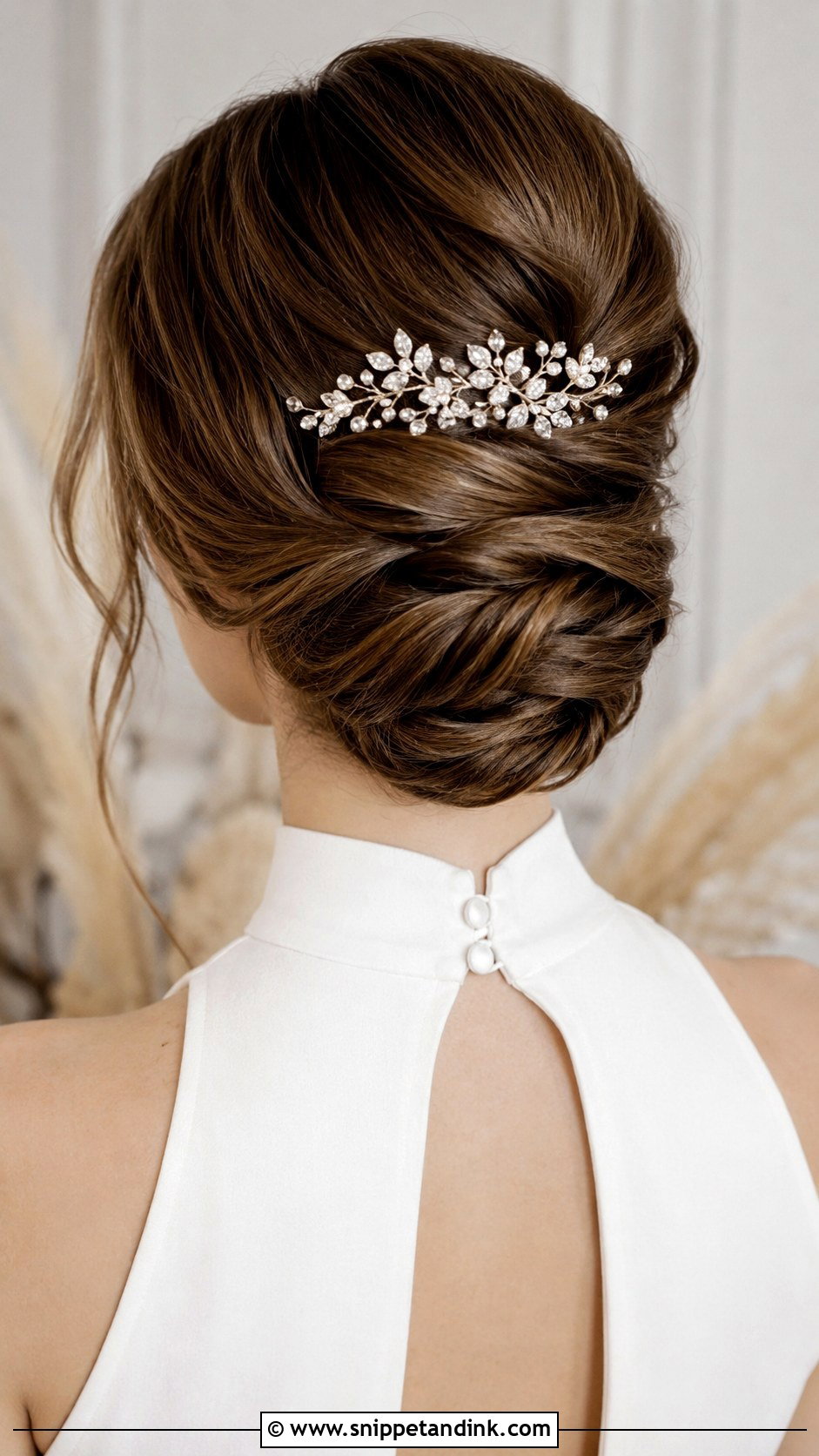 Twisted Chignon Updo - Snippet and Ink - 25 Elegant Bridal Hair Updo Ideas