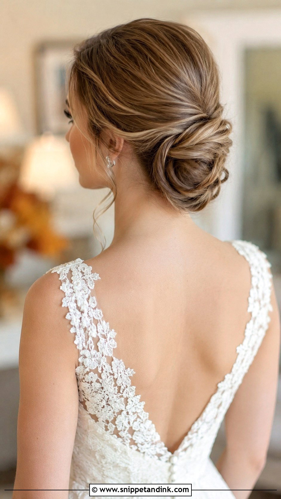 Twisted Chignon for Fine Hair Brides - Snippet and Ink - 20 Wedding Hair Fine Hair Ideas