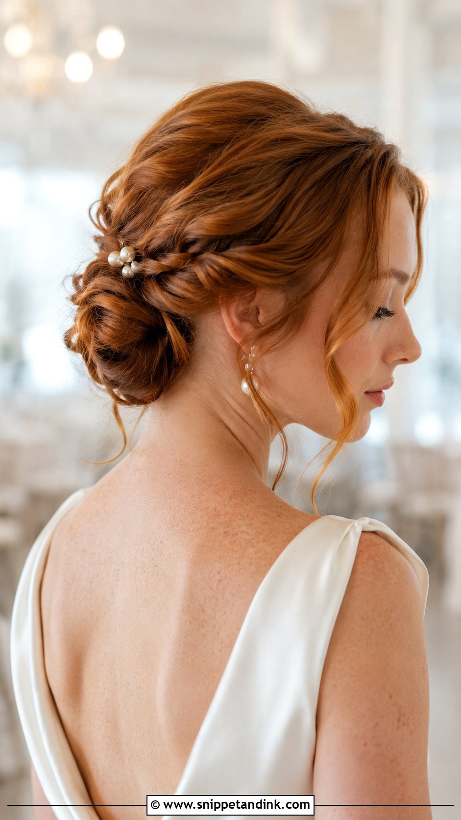 Twisted Chignon for Short Hair - Snippet and Ink - 25 Hair Styles for Short Hair for Weddings