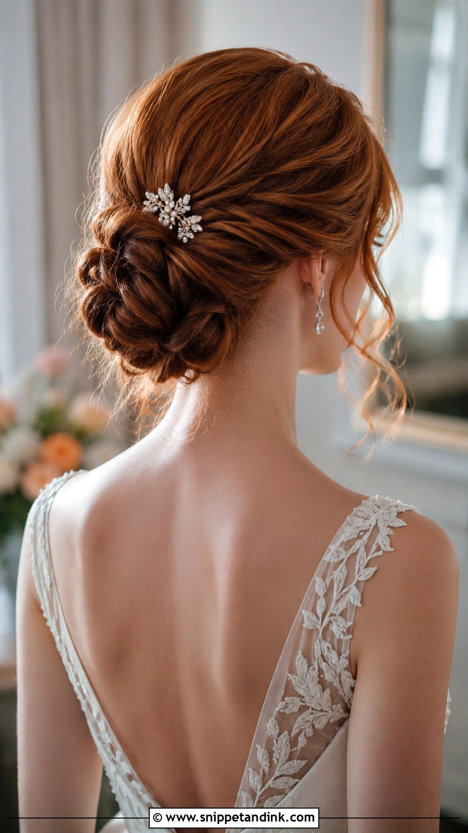 Twisted Chignon for Short Hair - Snippet and Ink - 25 Short Hair Styles for Wedding