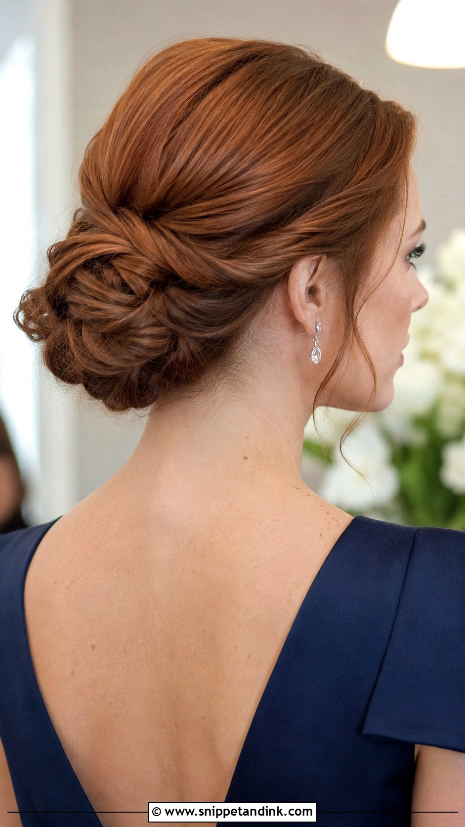 Twisted Chignon for Wedding Guest - Snippet and Ink - 20 Bun Hairstyles for Wedding Guest