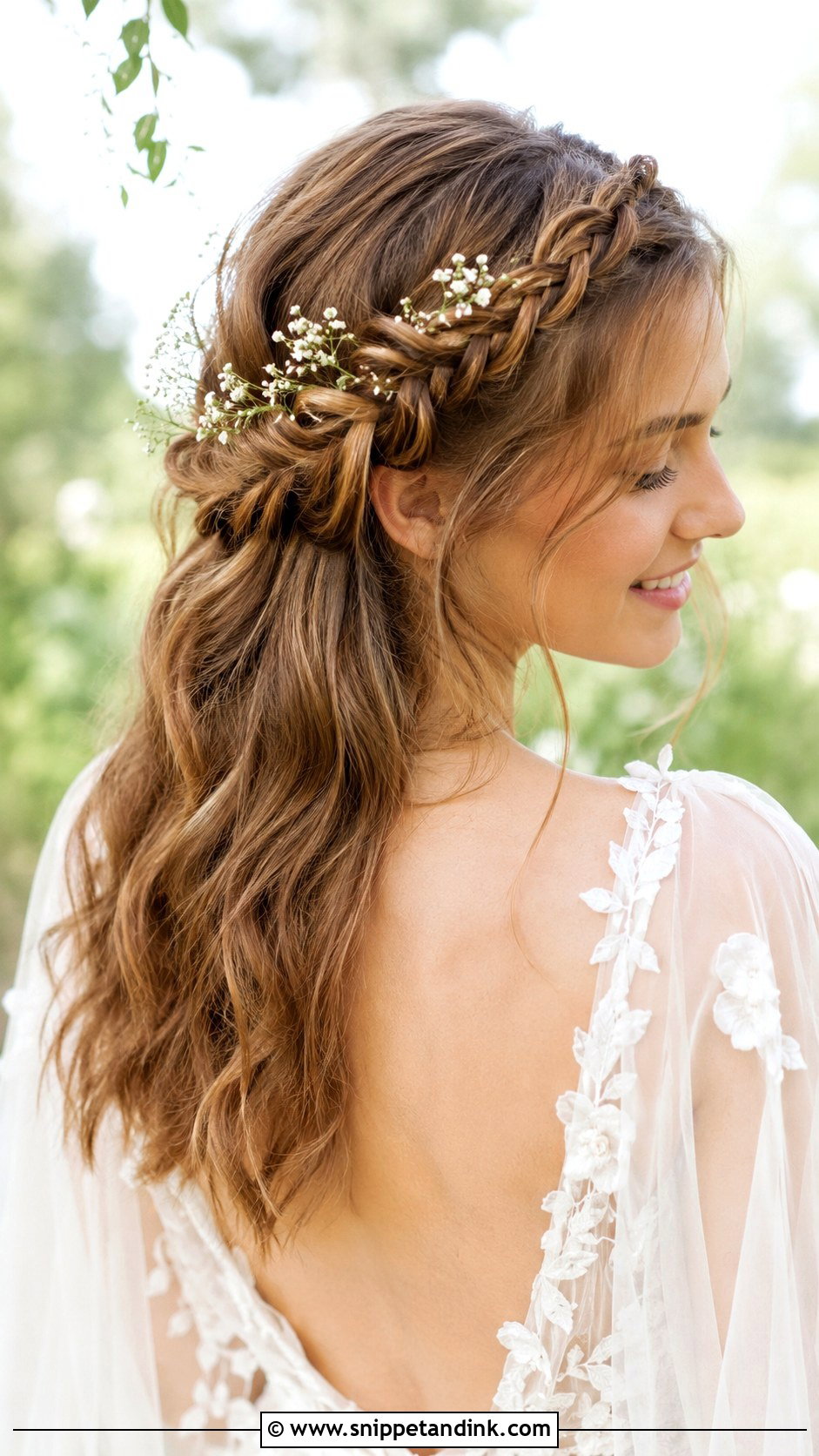 Twisted Crown Braid - Snippet and Ink - 25 Hair Styles Wedding Guest