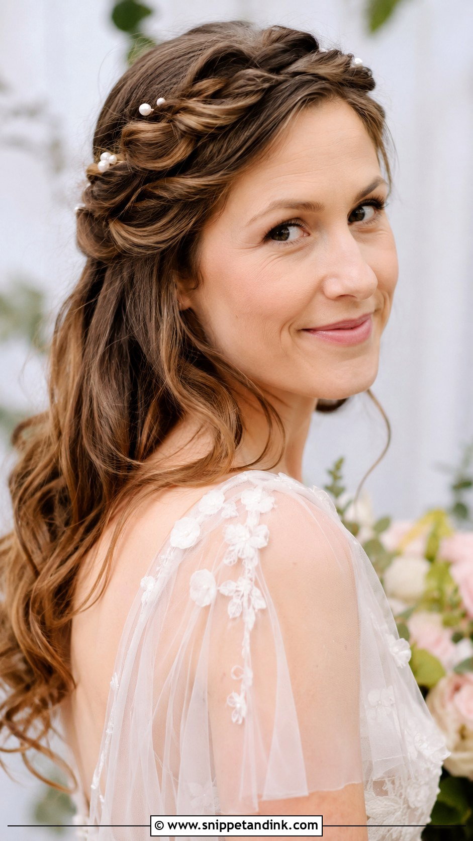 Twisted Crown Lob - Snippet and Ink - 20 Lob Wedding Hair Ideas