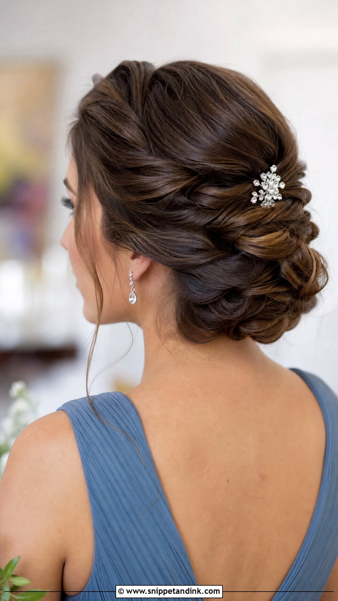 Twisted Crown Updo - Snippet and Ink - 20 Bride Made Hairstyles