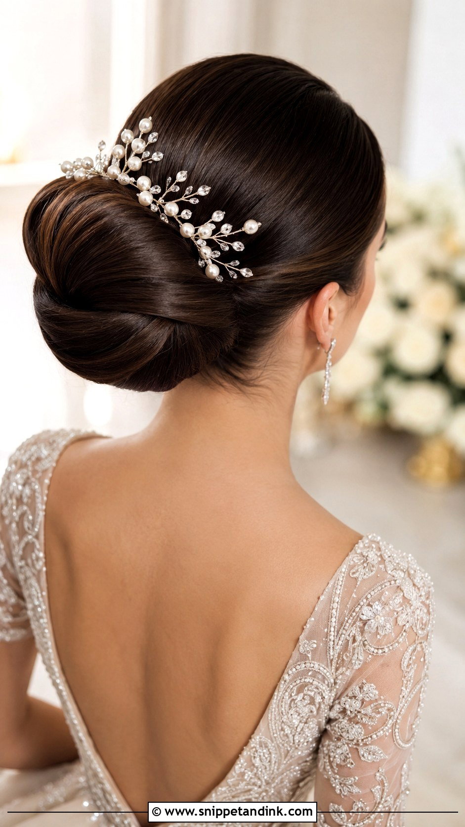 Twisted Crown Updo - Snippet and Ink - 25 Brunette Wedding Updo Ideas