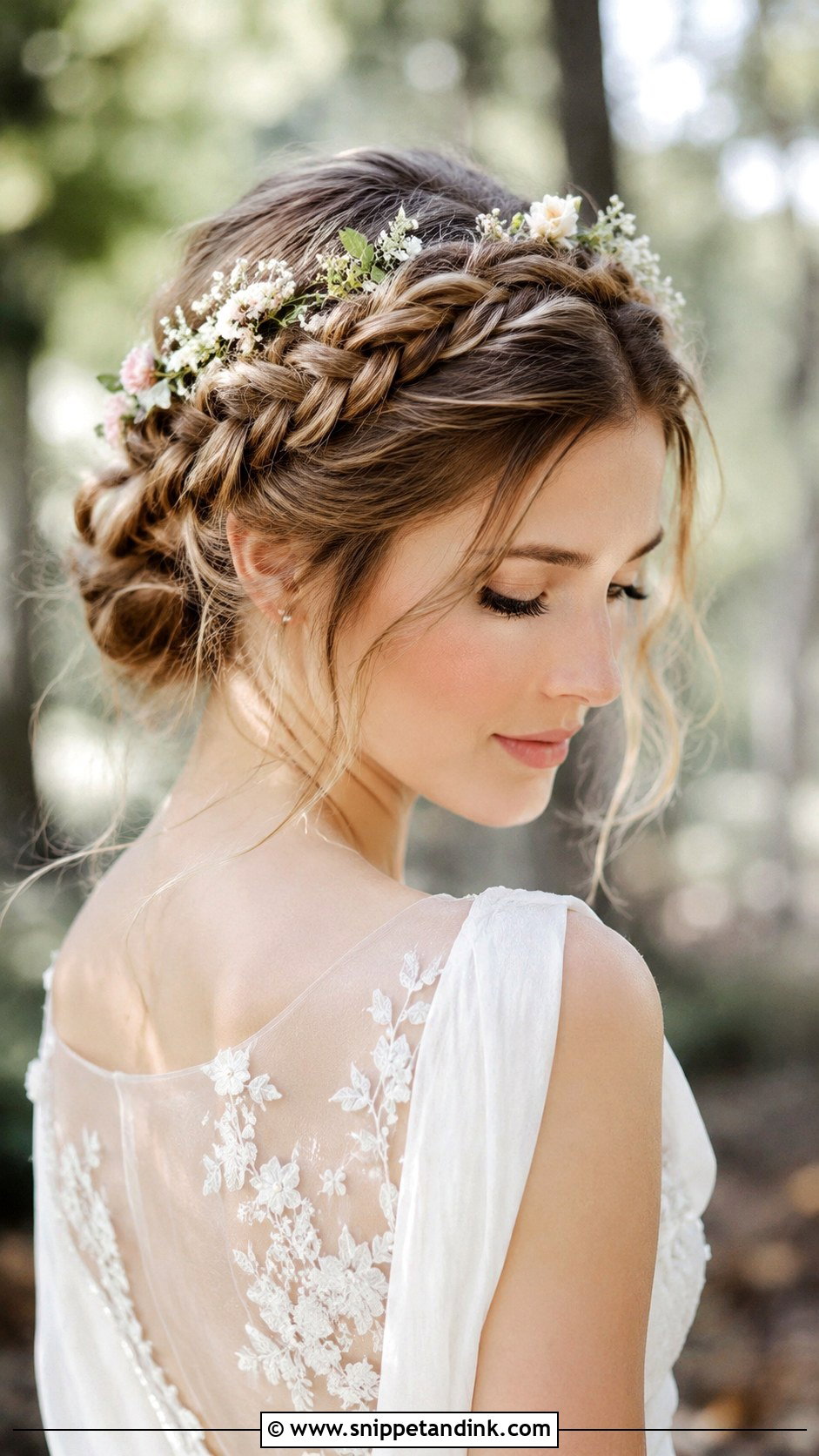 Twisted Crown Updo - Snippet and Ink - 30 Wedding Guest Updo Ideas