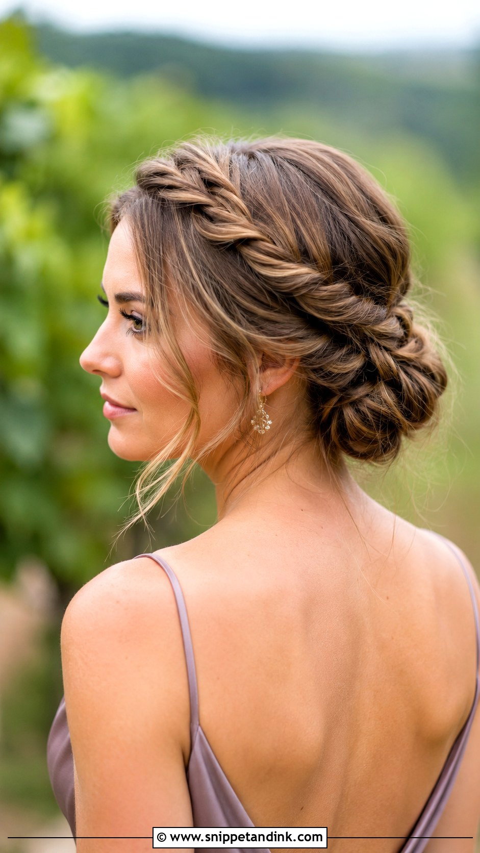 Twisted Crown Updo - Snippet and Ink - 30 Wedding Guest Updo Hairstyles