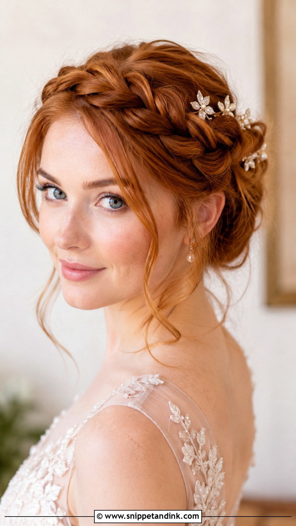 Twisted Crown Updo - Snippet and Ink - 20 Formal Wedding Guest Hairstyles