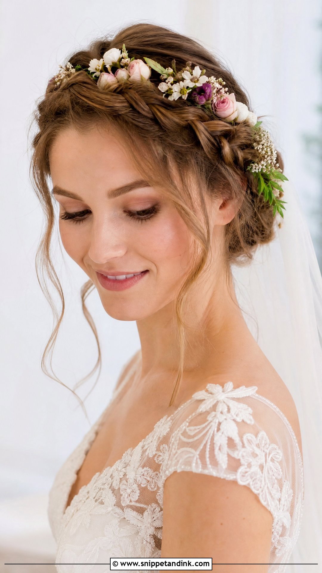 Twisted Crown Updo - Snippet and Ink - 20 Wedding Hairstyles Fine Hair