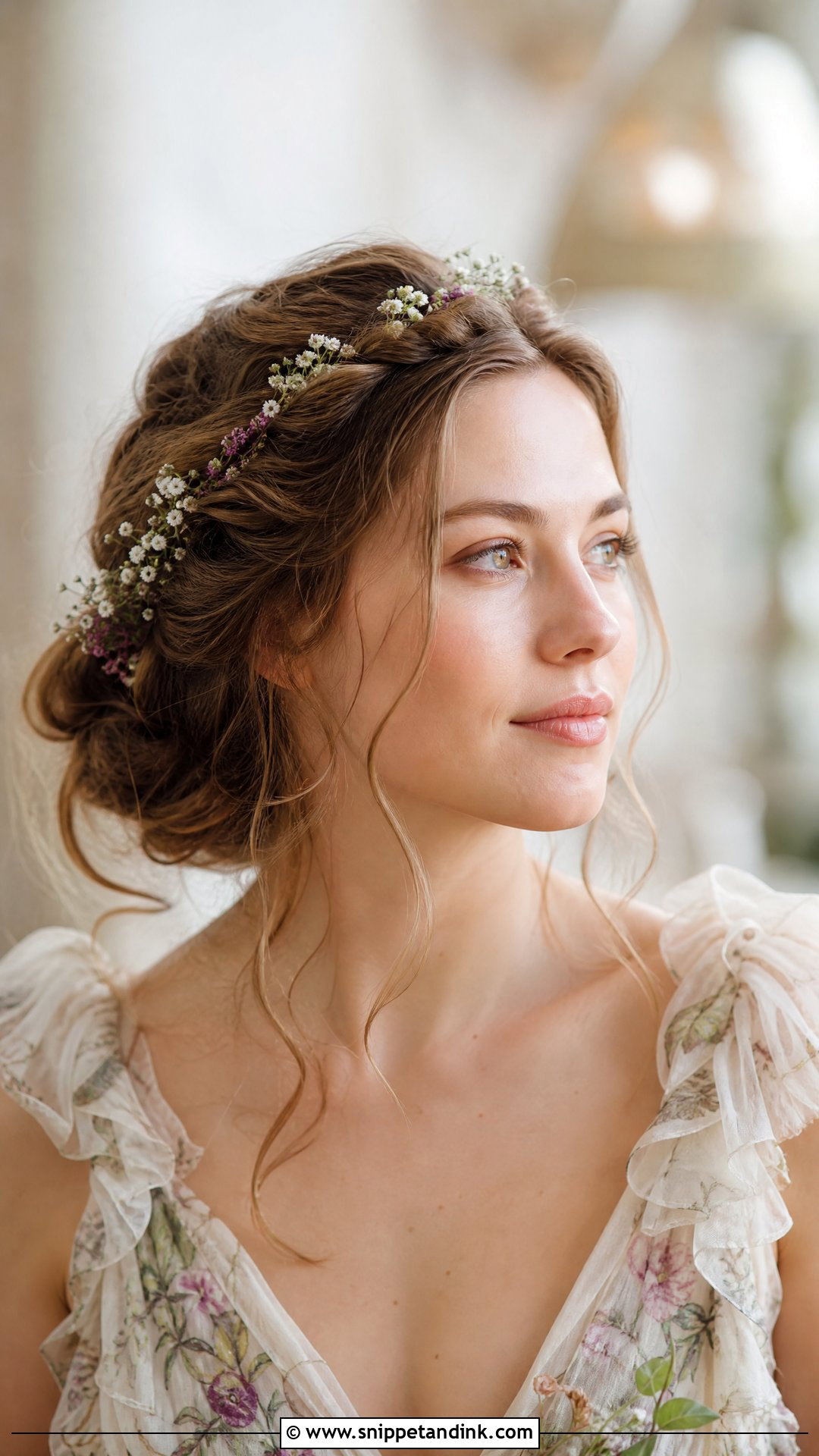 Twisted Crown Wedding Hairstyle - Snippet and Ink - 20 Hairstyle for Wedding Party Ideas
