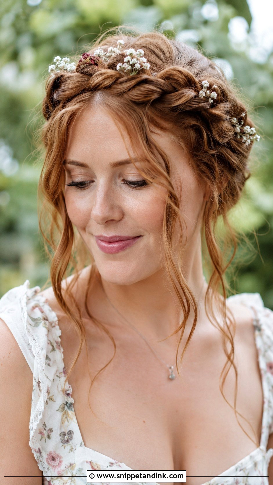 Twisted Crown With Bobby Pins - Snippet and Ink - 20 Short Hair for Wedding Guest Ideas