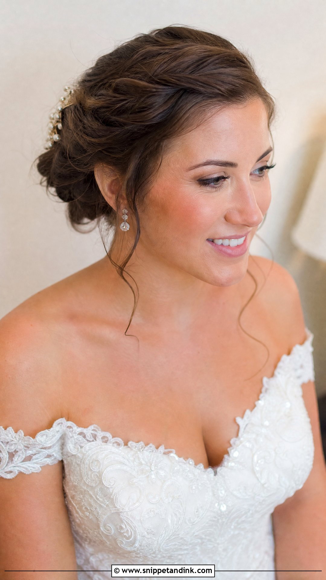 Twisted Front Sections for an Updo - Snippet and Ink - 20 Wedding Hair Front Ideas