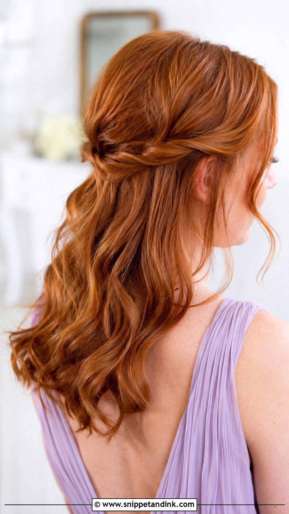 Twisted Half Up Hairstyle For Thinning Hair - Snippet and Ink - 20 Bridesmaid Hairstyles Thinning Hair