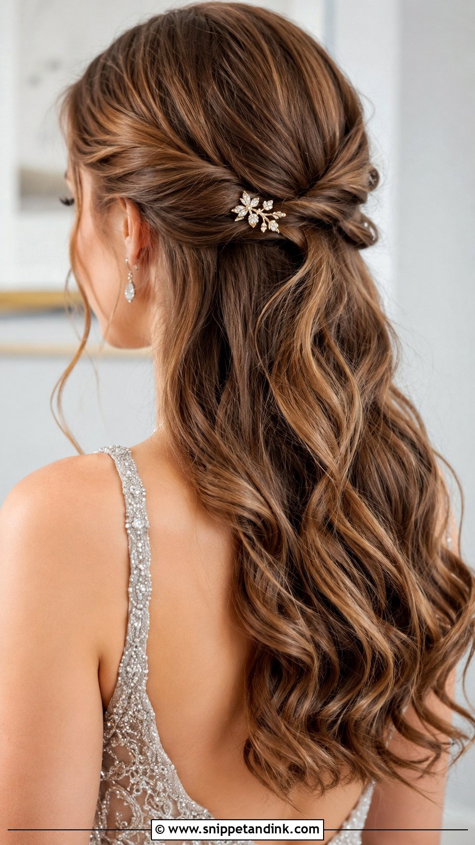 Twisted Half Up Style - Snippet and Ink - 20 Black Tie Wedding Guest Hair Ideas