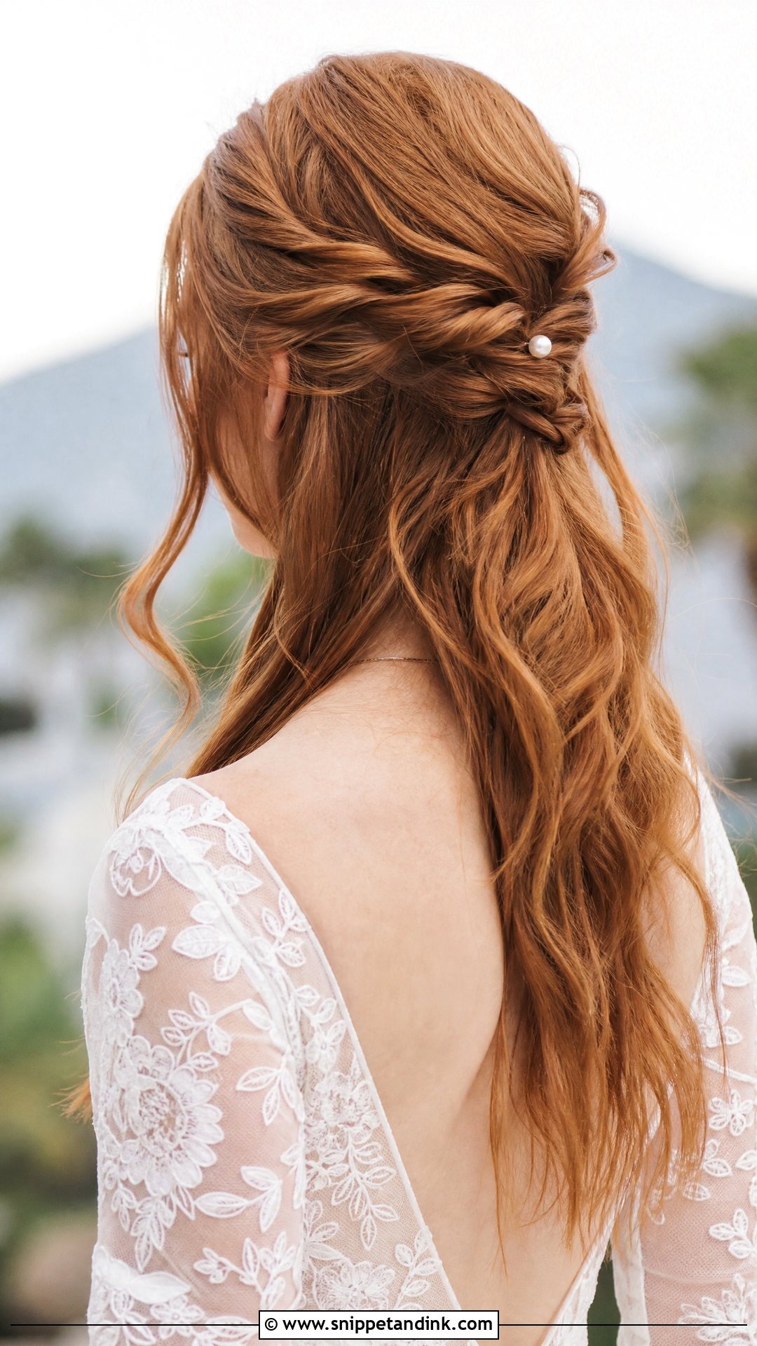 Twisted Half Up Style - Snippet and Ink - 20 Country Wedding Hairstyles