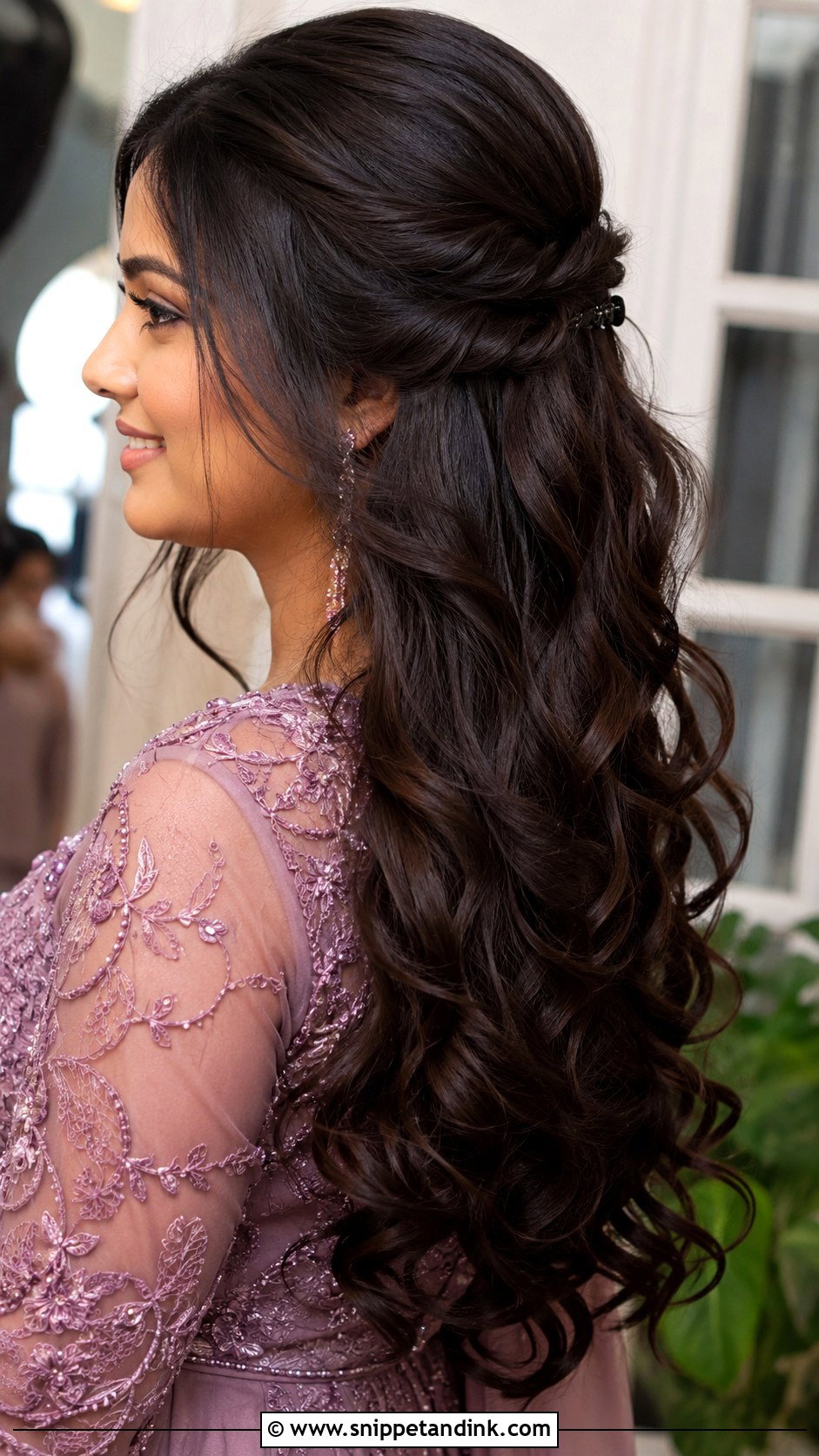 Twisted Half Up Wedding Guest Hairstyle - Snippet and Ink - 20 Hairstyles As a Wedding Guest