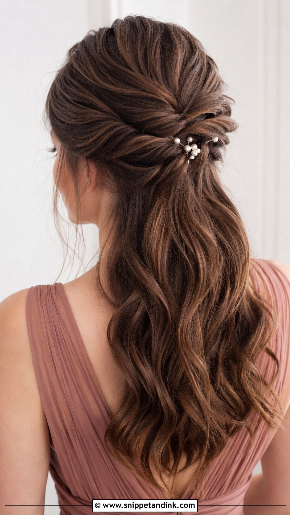 Twisted Half Up with Volume - Snippet and Ink - 20 Mother of the Groom Hairstyles Medium Wedding Mom Hair