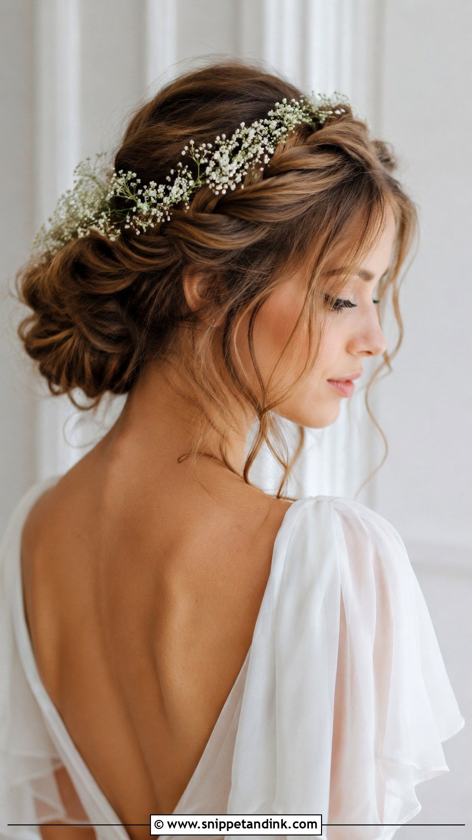 Twisted Halo Crown Updo - Snippet and Ink - 20 Wedding Updo Tutorial Ideas
