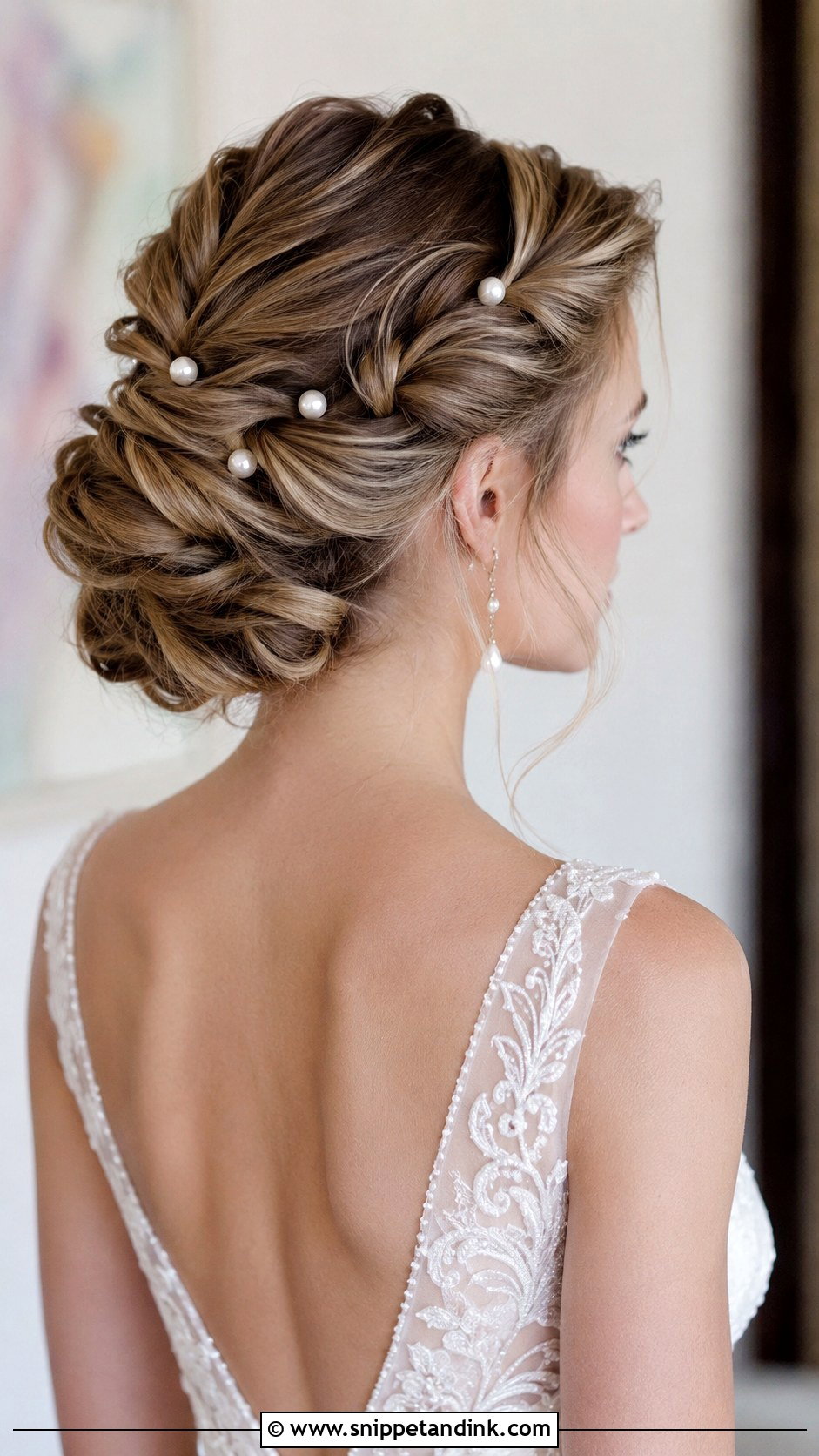 Twisted Halo Updo - Snippet and Ink - 25 Christian Bridal Hairstyle Ideas