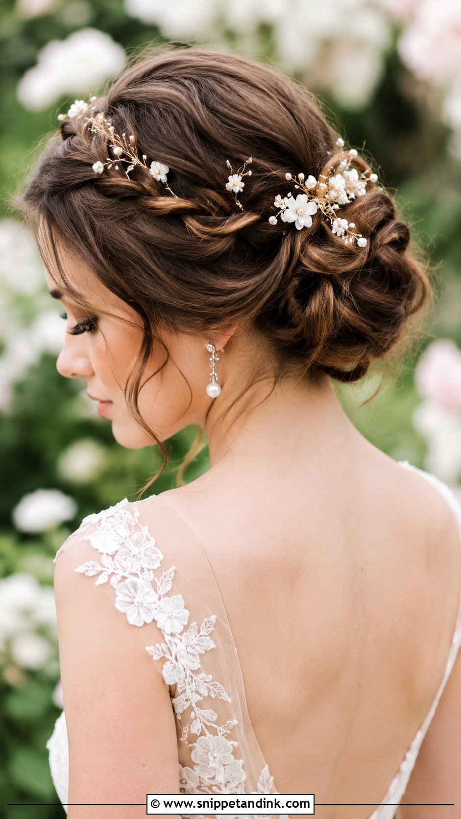 Twisted Halo Updo - Snippet and Ink - 25 Fine Hair Wedding Updo Ideas