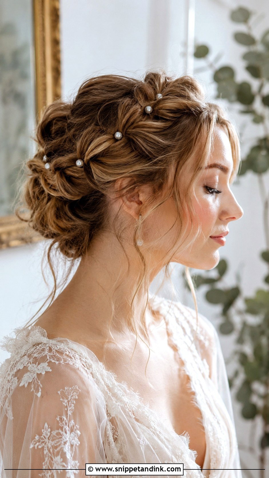 Twisted Halo Updo - Snippet and Ink - 20 Easy Wedding Updos for Long Hair