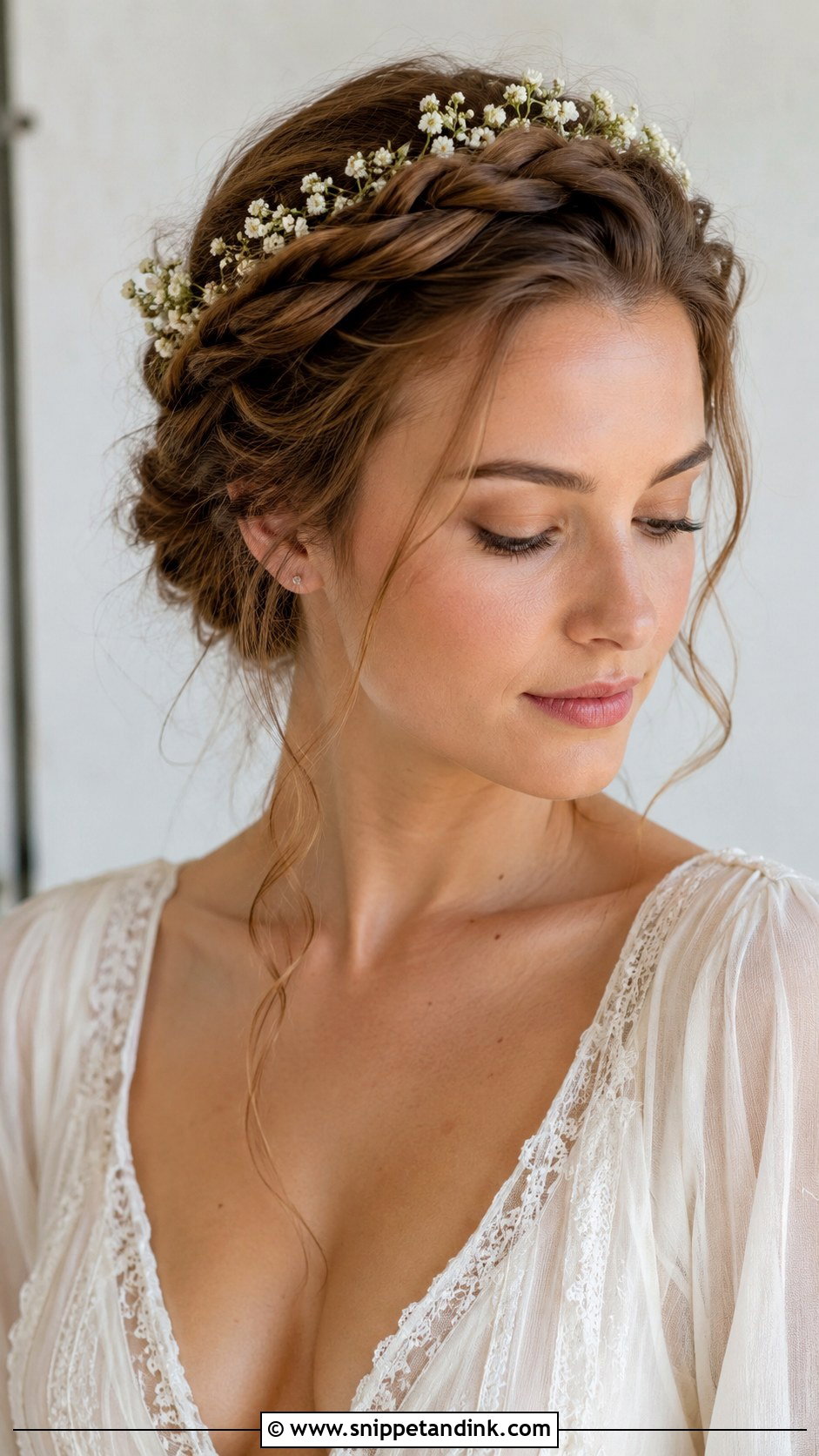 Twisted Halo Updo - Snippet and Ink - 25 Wedding Guest Hair Updo Ideas