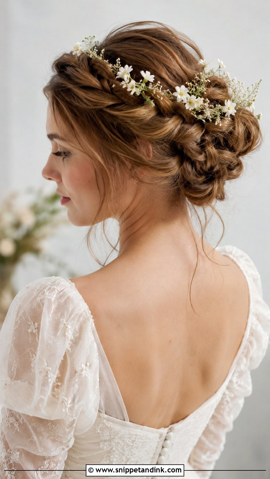 Twisted Halo Updo - Snippet and Ink - 30 Bridal Hair Updo Ideas