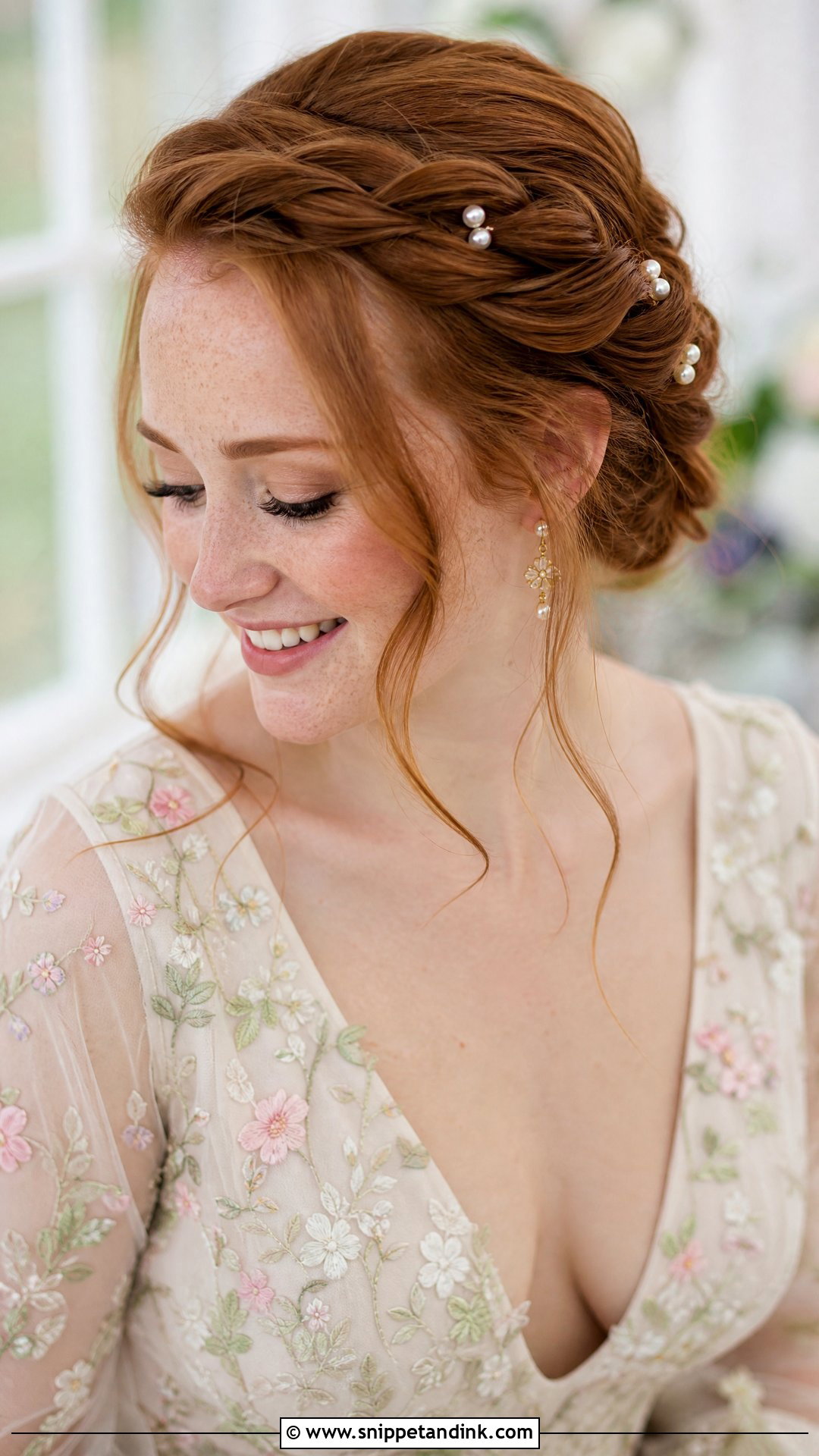 Twisted Halo Updo - Snippet and Ink - 20 Elegant Wedding Updos for Long Hair