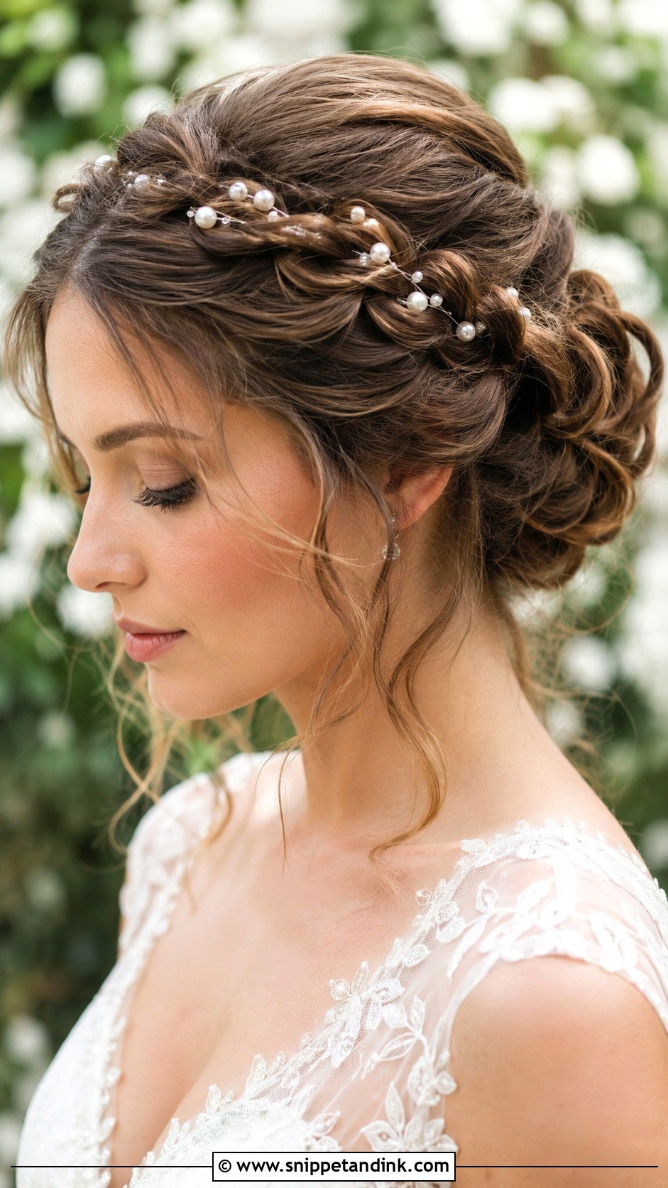 Twisted Halo Updo - Snippet and Ink - 35 Wedding Hair Updo Ideas