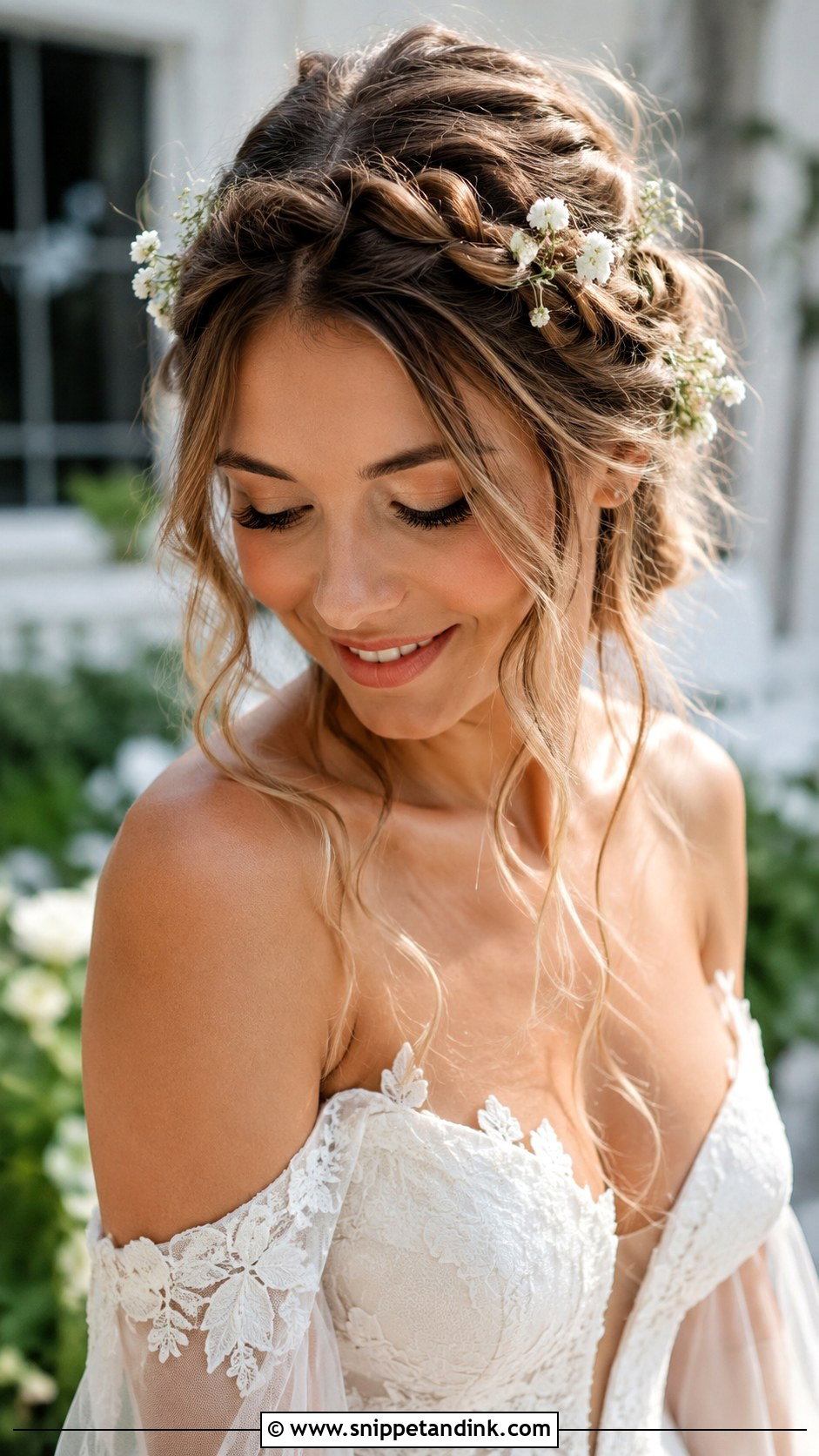 Twisted Halo With Braids - Snippet and Ink - 25 Braided Hairstyles for Bride