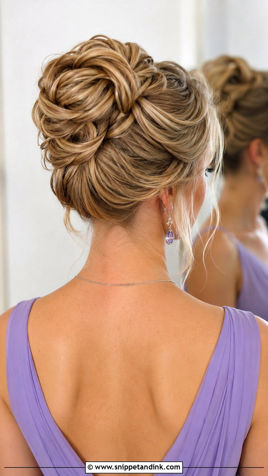 Twisted High Bun Bridesmaid Hairstyle - Snippet and Ink - 20 Bridesmaid Hairstyles High Bun