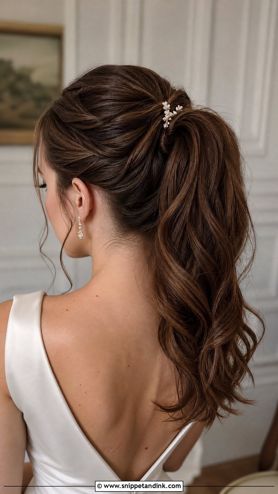 Twisted High Ponytail for Wedding - Snippet and Ink - 20 High Ponytail Hairstyles for Wedding