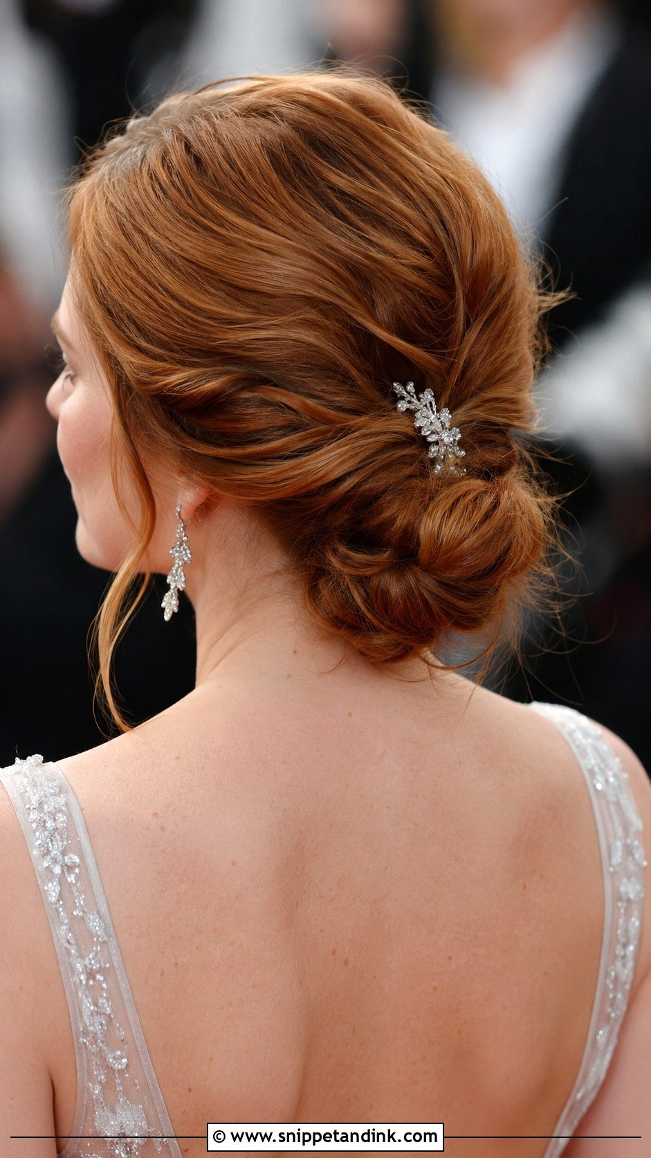 Twisted Low Bun - Snippet and Ink - 20 Black Tie Wedding Hair Ideas