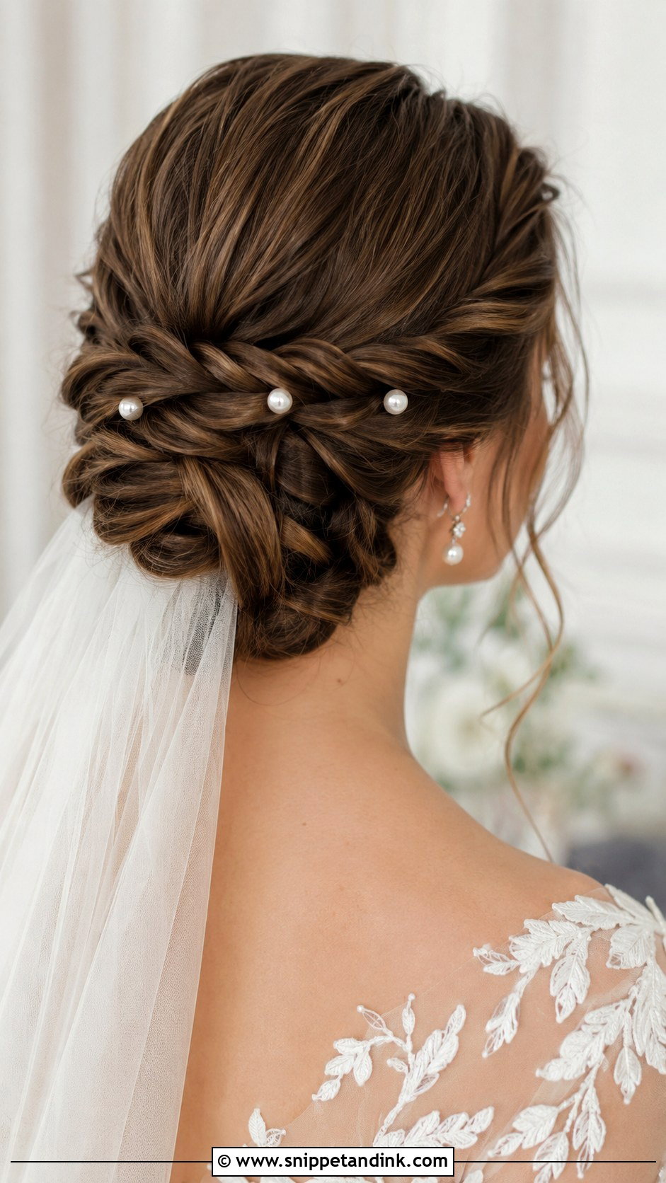 Twisted Low Bun - Snippet and Ink - 20 Hair Styles for Medium Hair Wedding