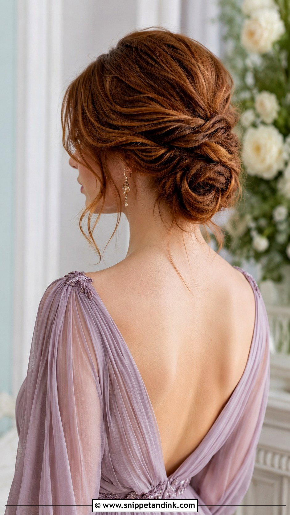 Twisted Low Bun - Snippet and Ink - 20 Wedding Guest Hair Up Do Ideas