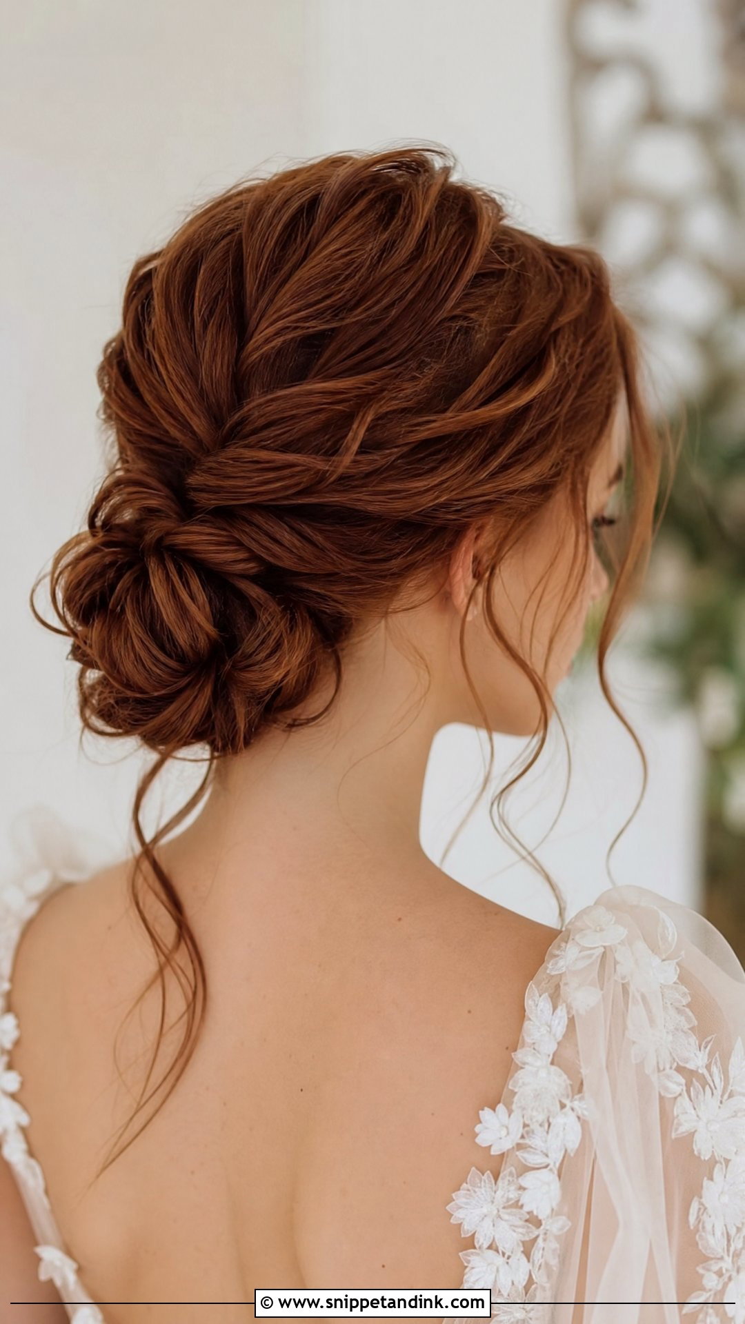 Twisted Low Bun - Snippet and Ink - 20 Bridal Low Bun Hairstyles
