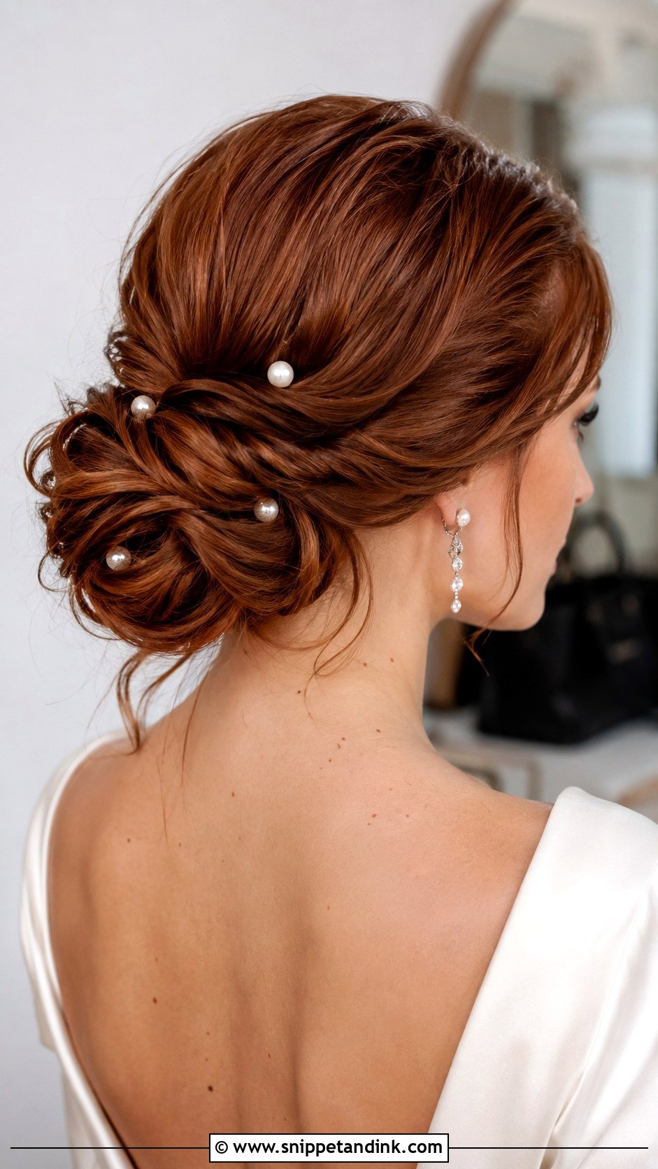 Twisted Low Bun - Snippet and Ink - 25 Fine Hair Wedding Updo Ideas