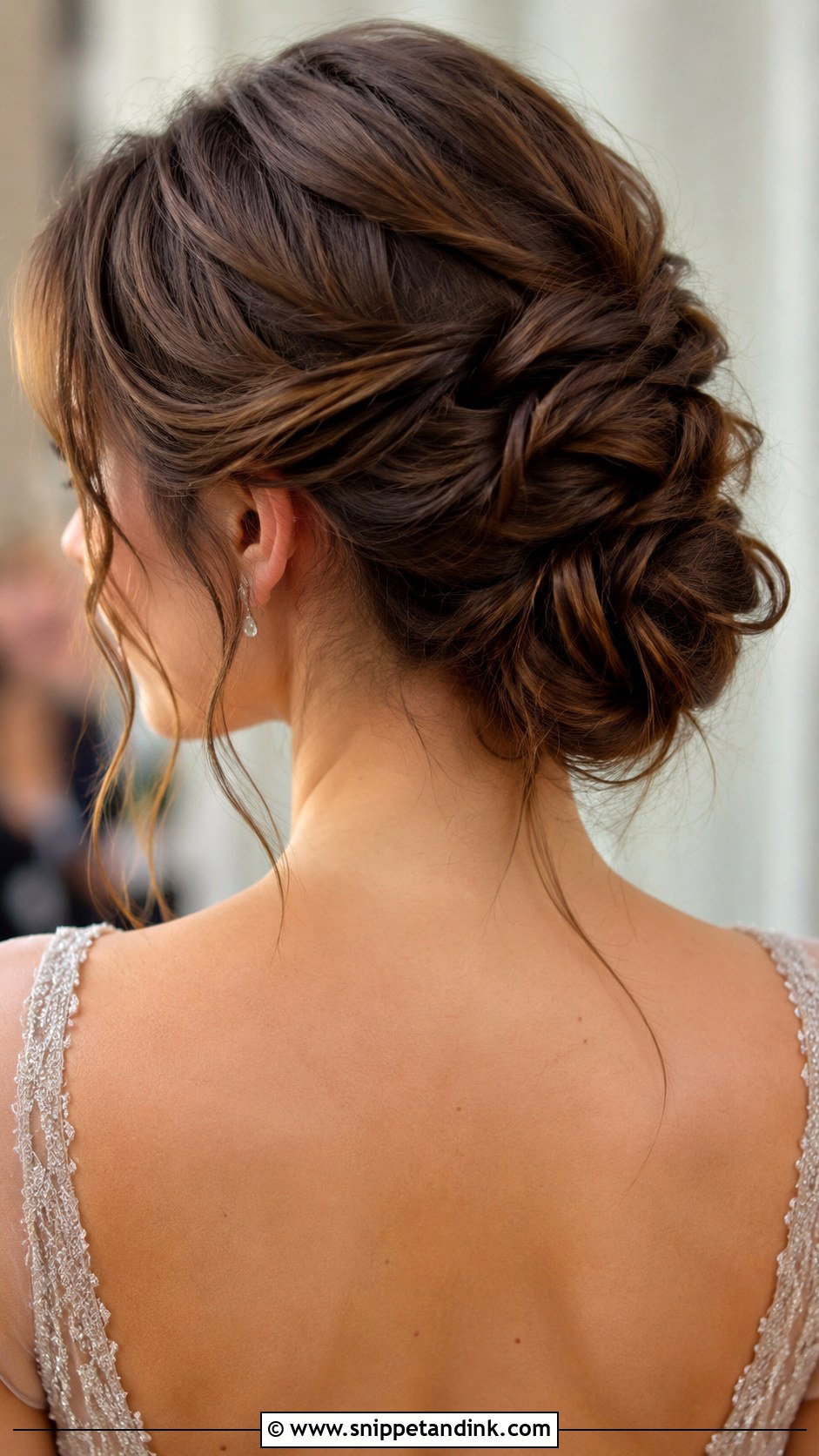 Twisted Low Bun - Snippet and Ink - 30 Hairstyle for Engagement Ideas