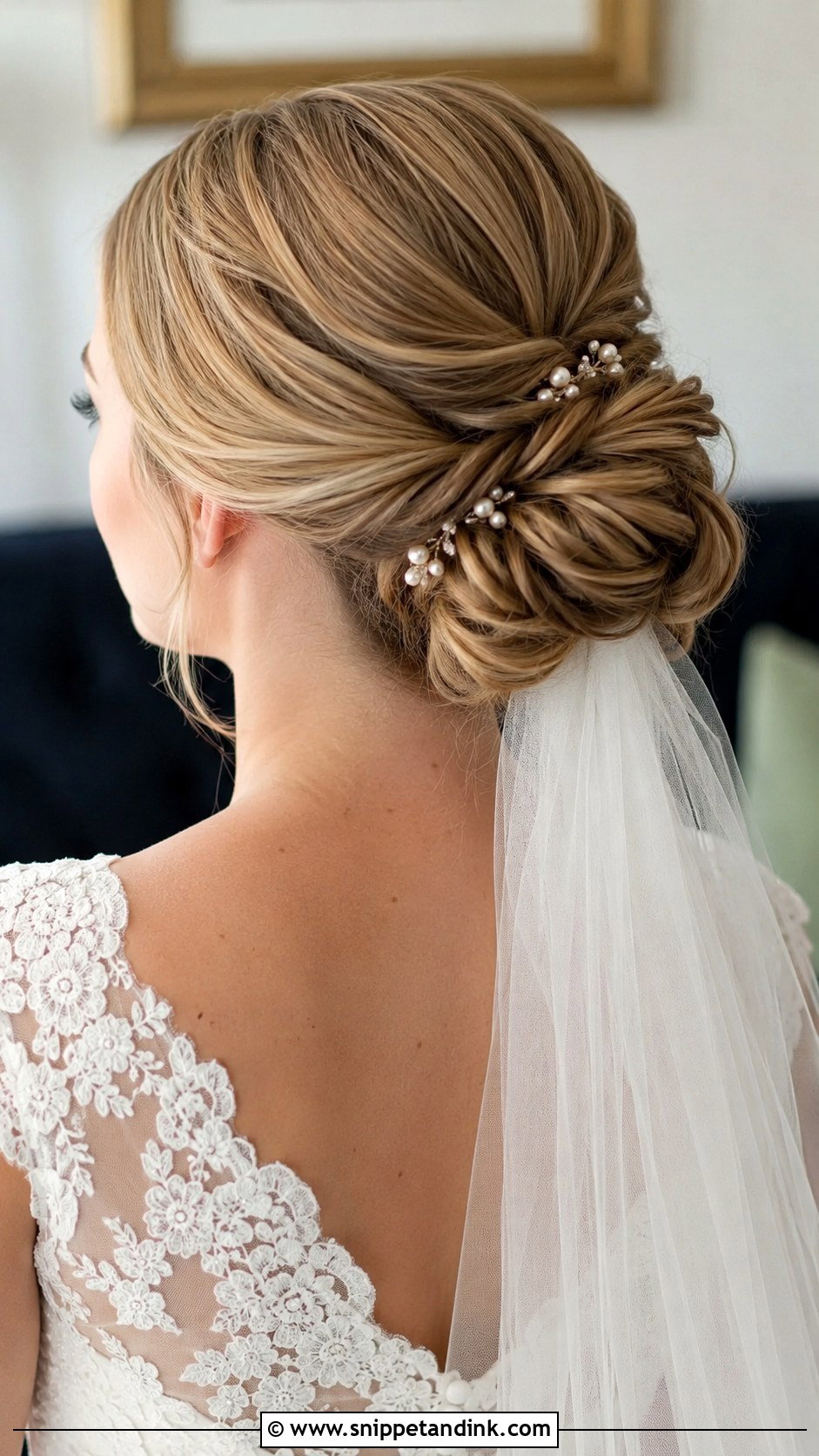 Twisted Low Bun - Snippet and Ink - 30 Straight Hair Hairstyles for Wedding